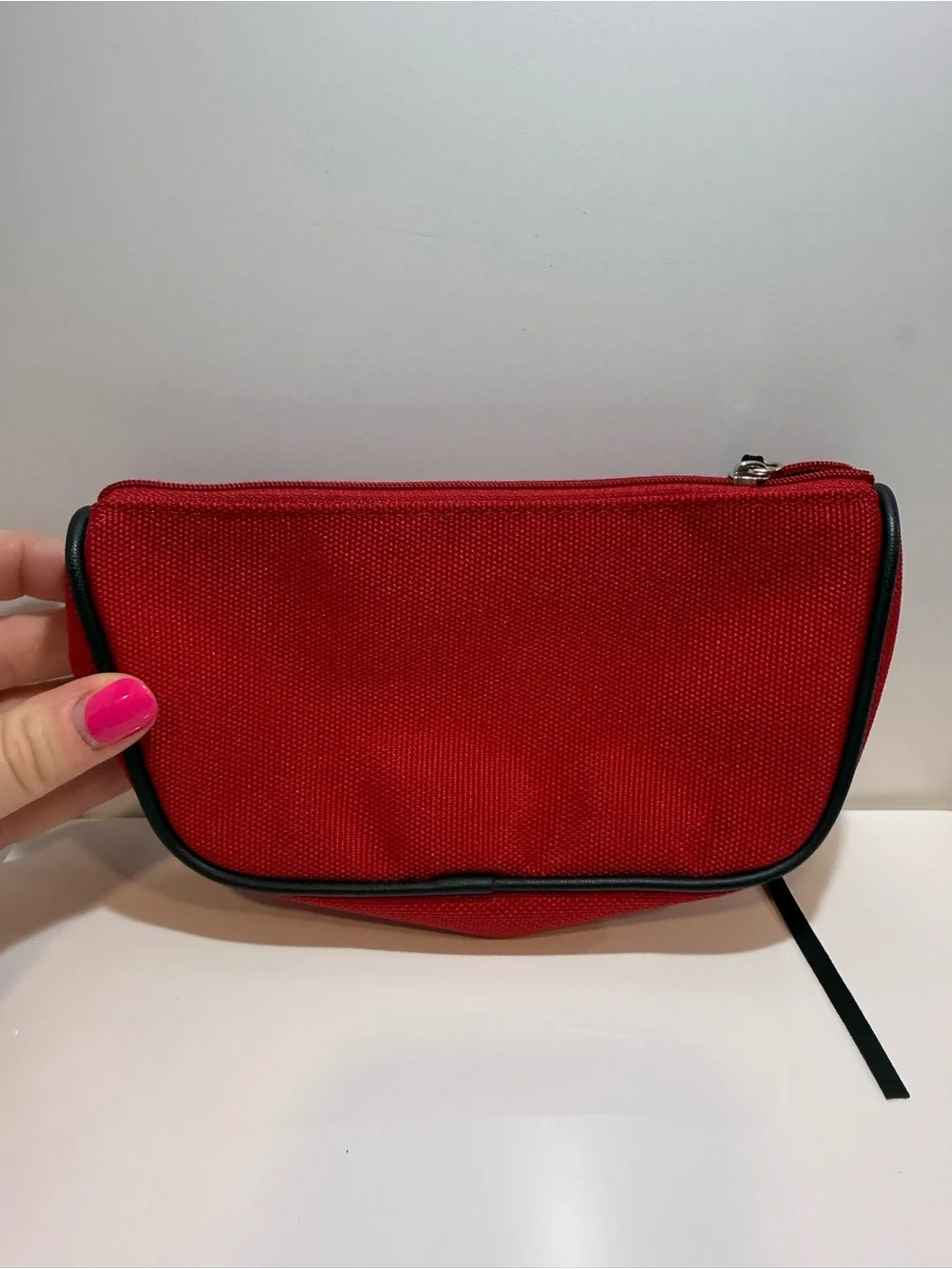 Burberry Red Canvas Clutch